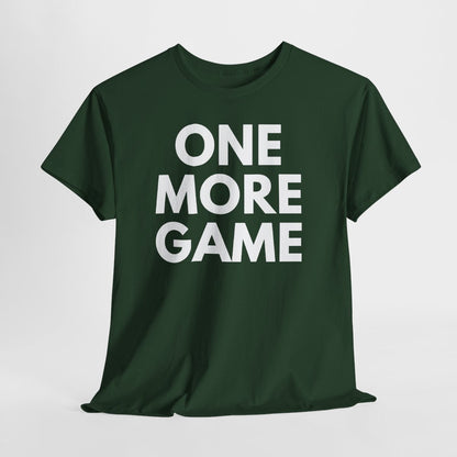 ONE MORE GAME - Tennis & Pickleball (Basic Tee)