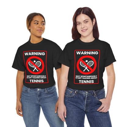 WARNING TENNIS - Tennis (Basic Tee)