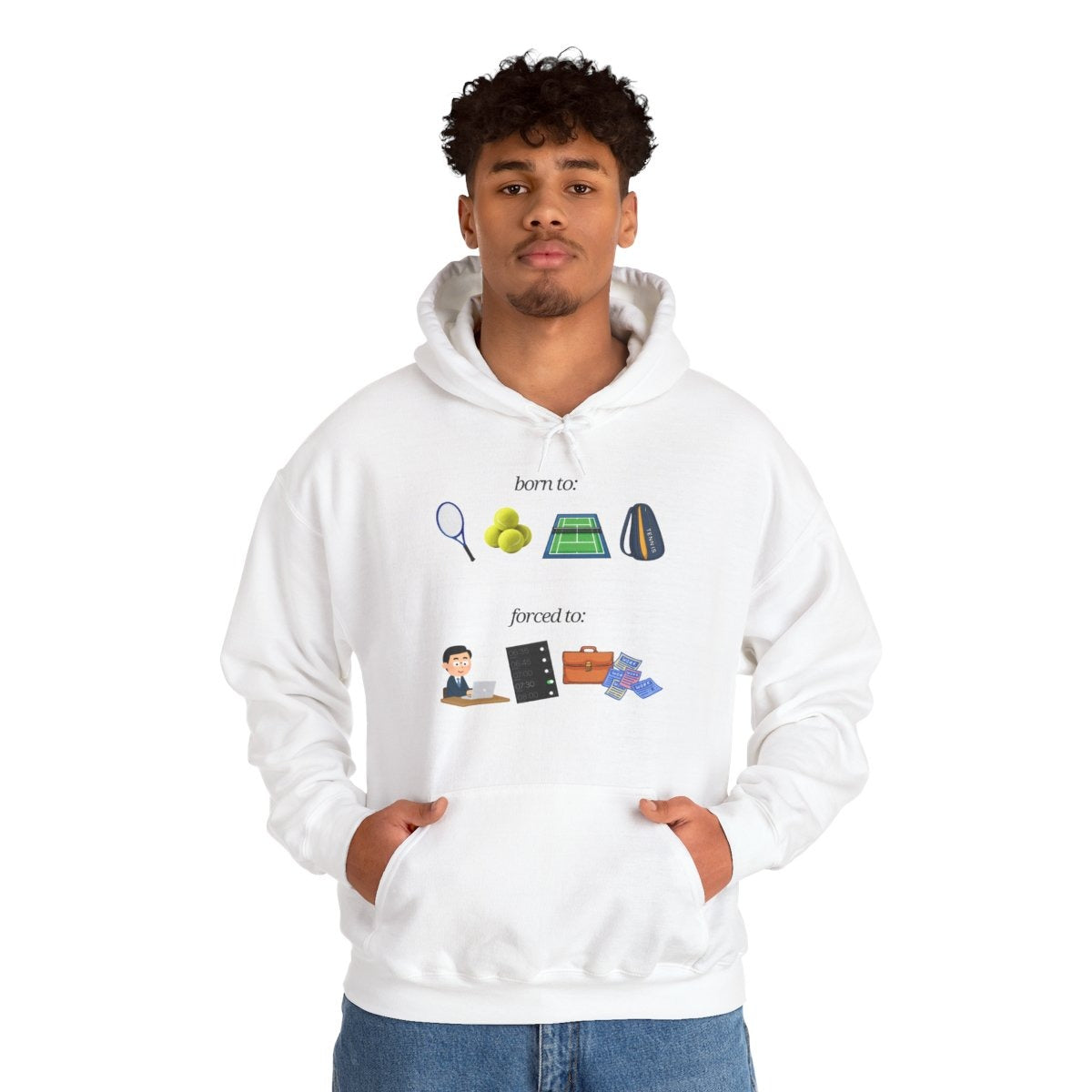 FORCED TO WORK - Tennis (Hoodie)