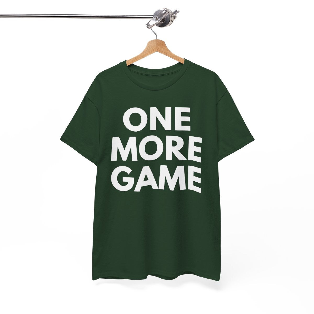 ONE MORE GAME - Tennis & Pickleball (Basic Tee)
