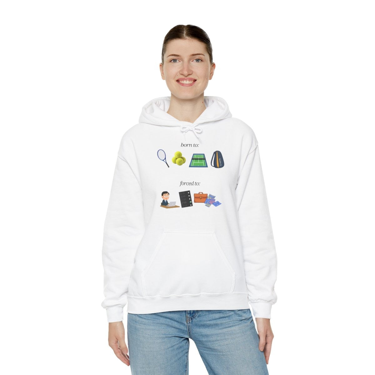 FORCED TO WORK - Tennis (Hoodie)