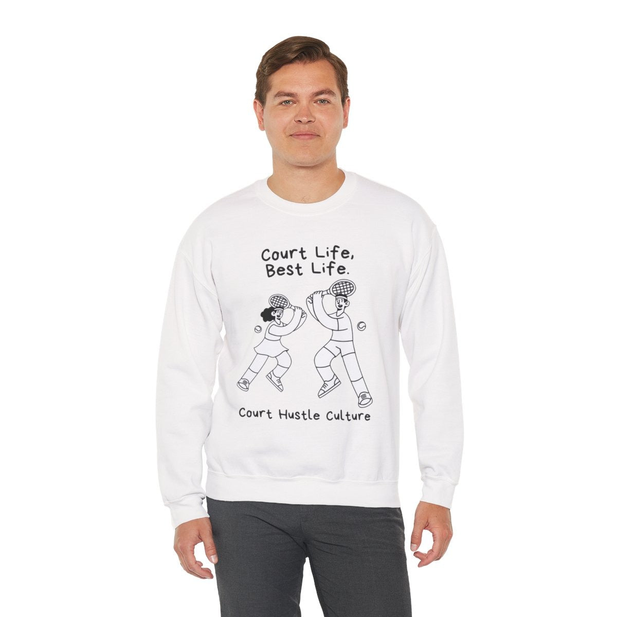 COURT HUSTLE - Tennis Sweatshirt