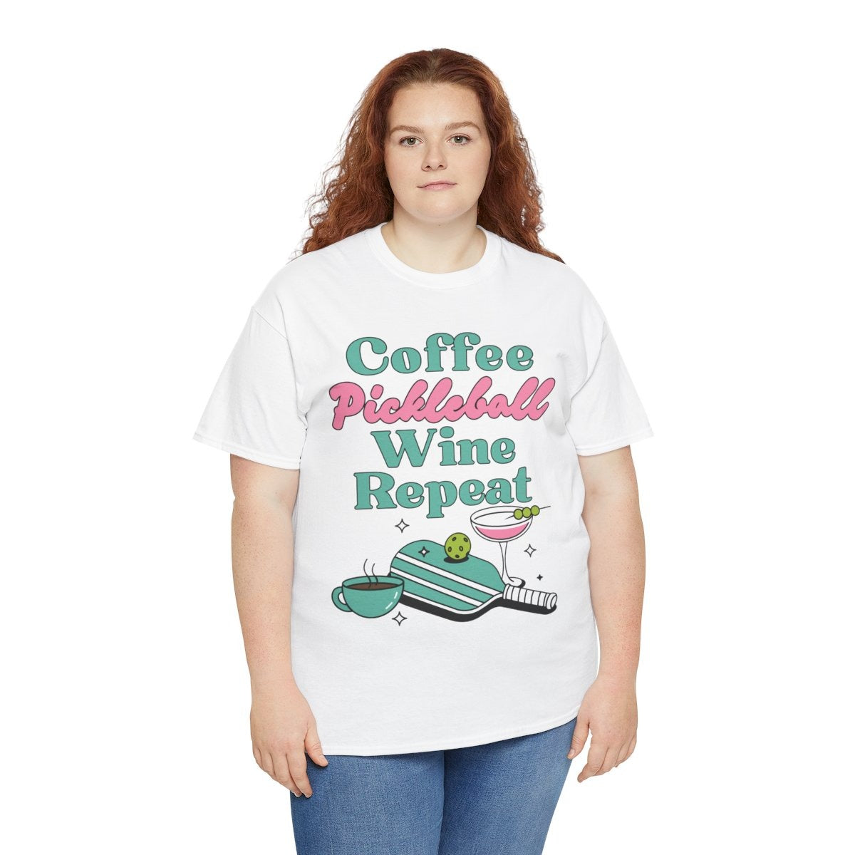 COFFEE PICKLEBALL WINE REPEAT - Pickleball (Dri Fit)