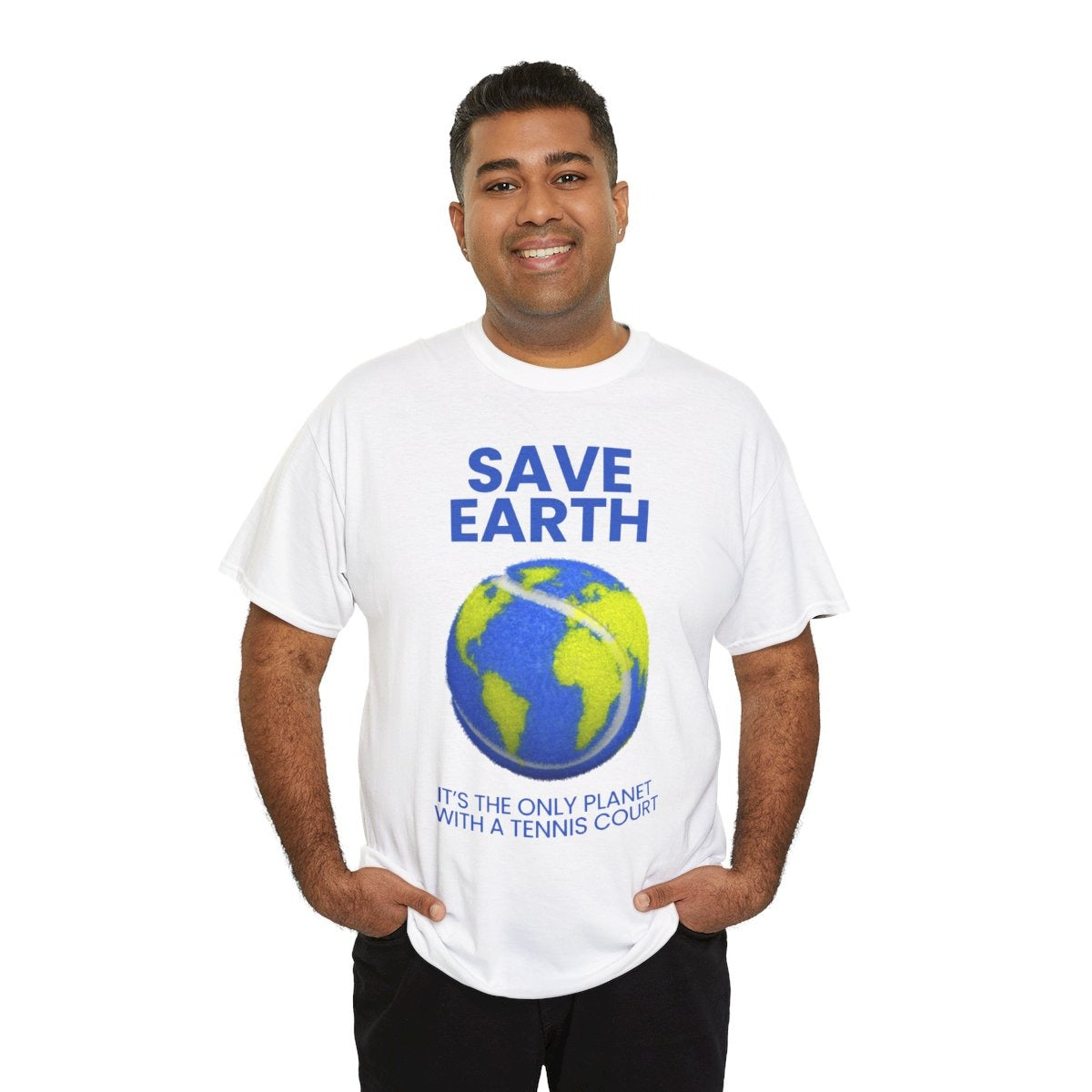 SAVE EARTH - Tennis (Basic Tee)