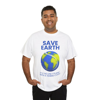 SAVE EARTH - Tennis (Basic Tee)