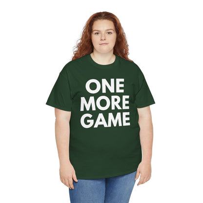 ONE MORE GAME - Tennis & Pickleball (Basic Tee)