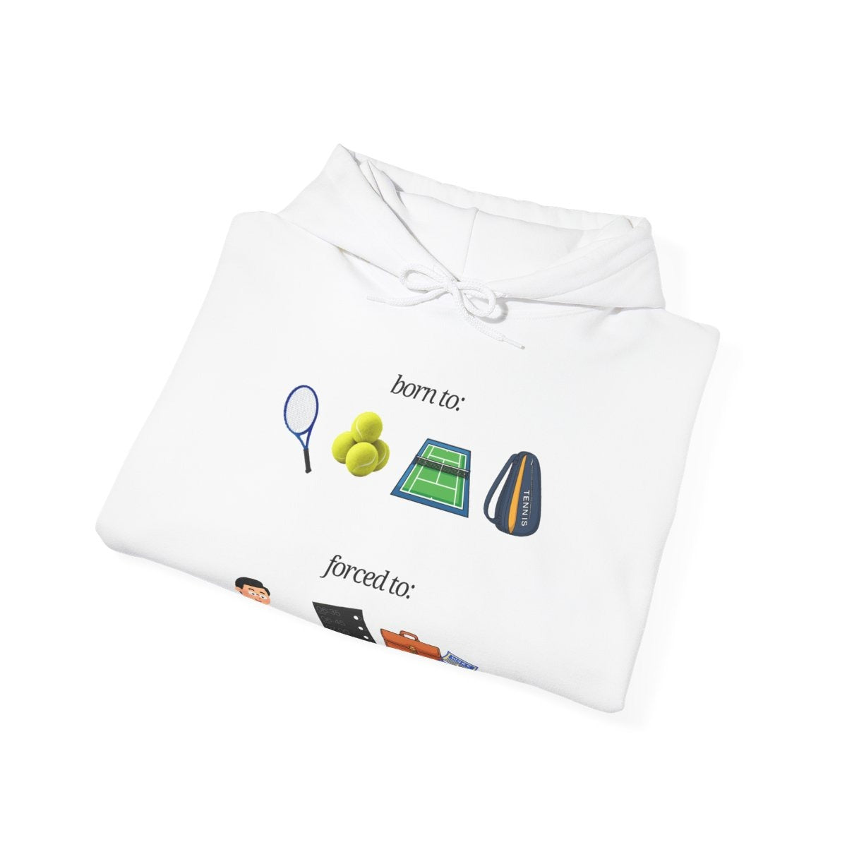 FORCED TO WORK - Tennis (Hoodie)