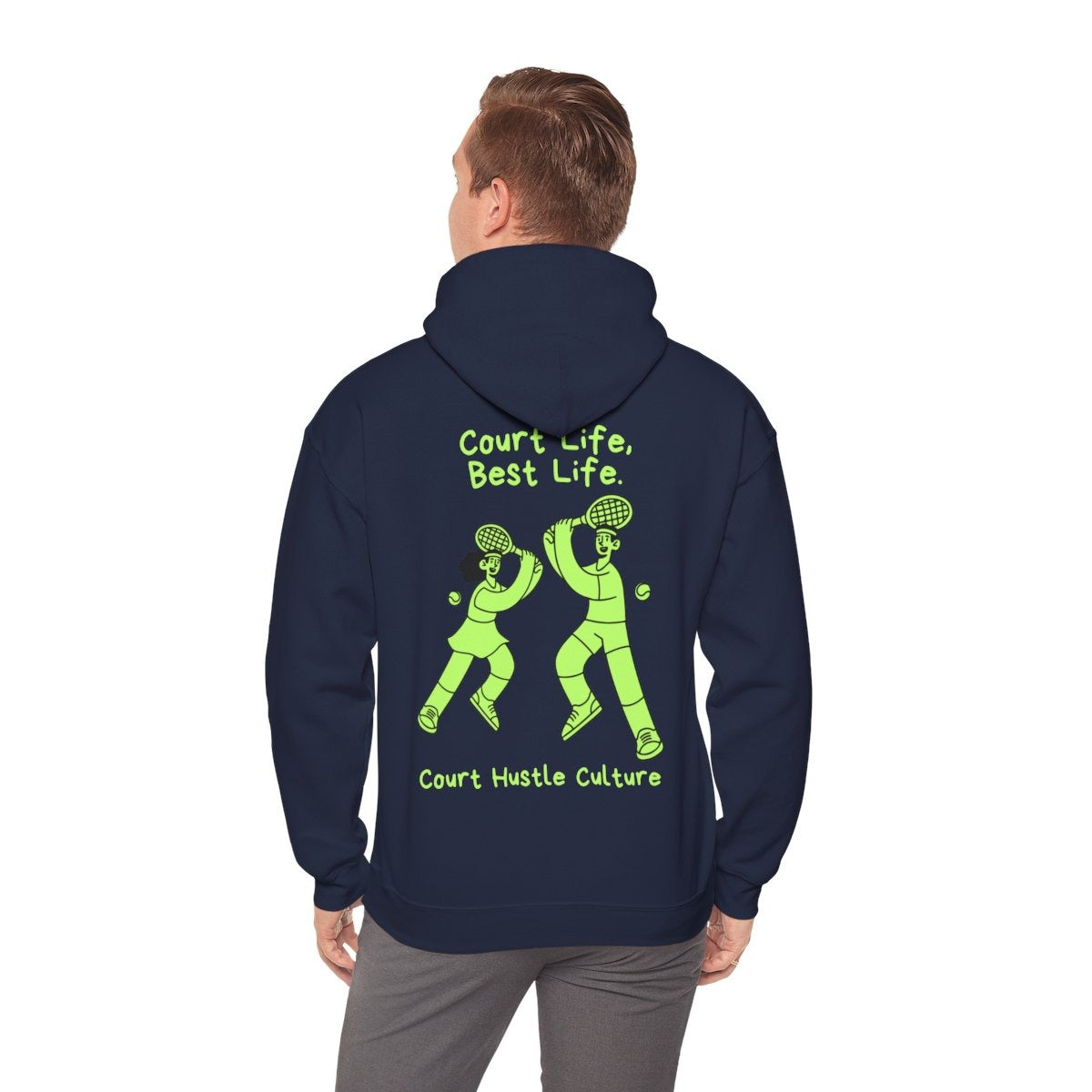 COURT HUSTLE - Tennis Hoodie