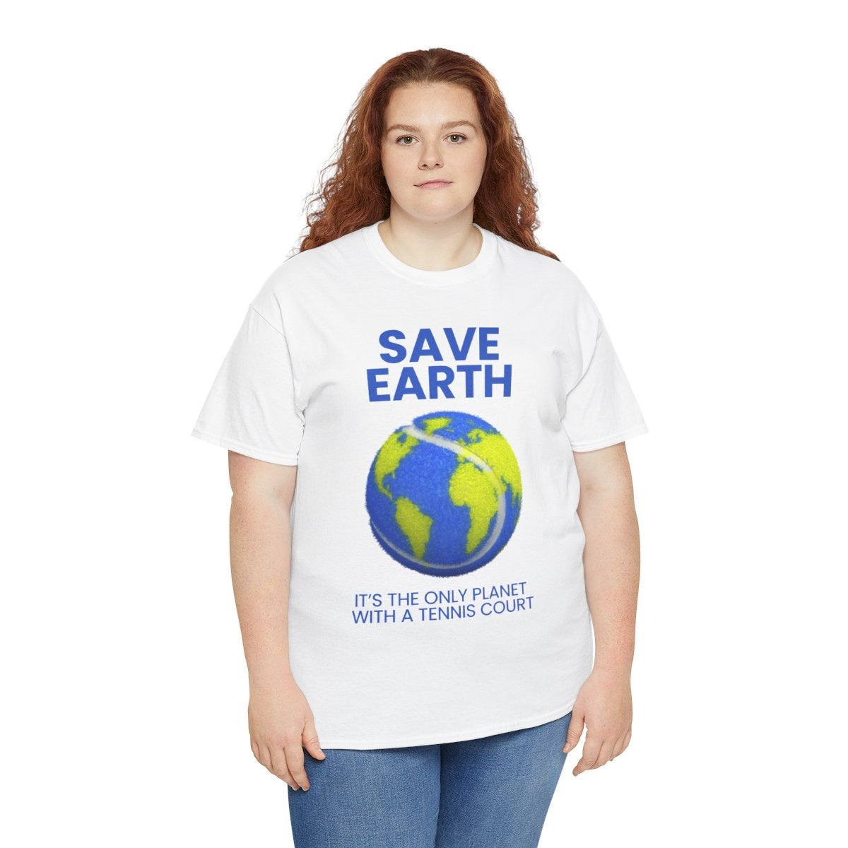 SAVE EARTH - Tennis (Basic Tee)