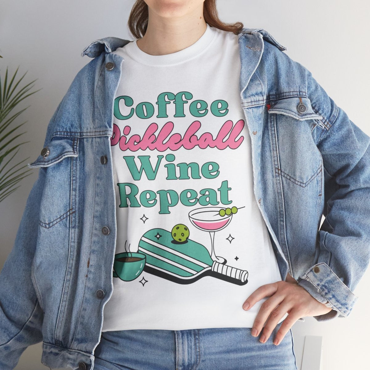 COFFEE PICKLEBALL WINE REPEAT - Pickleball (Dri Fit)
