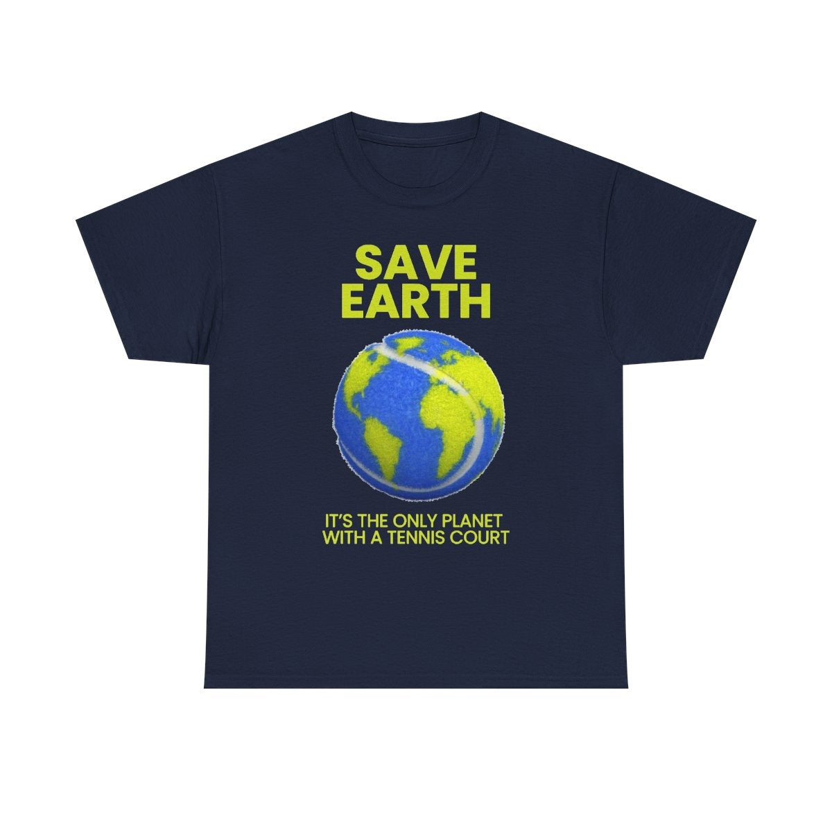 SAVE EARTH - Tennis (Basic Tee)