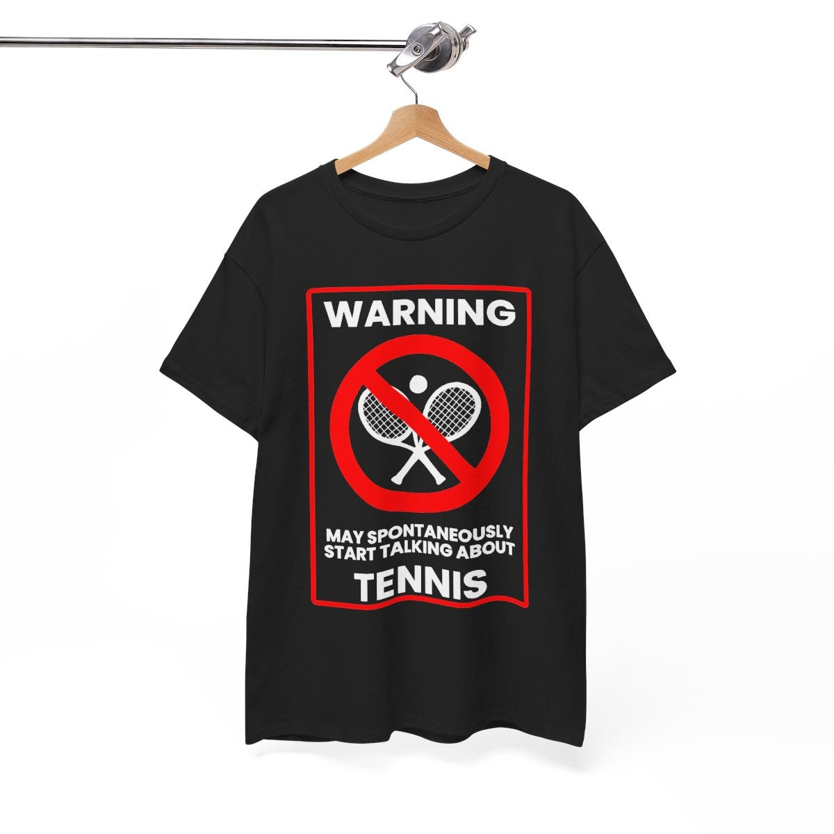 WARNING TENNIS - Tennis (Basic Tee)