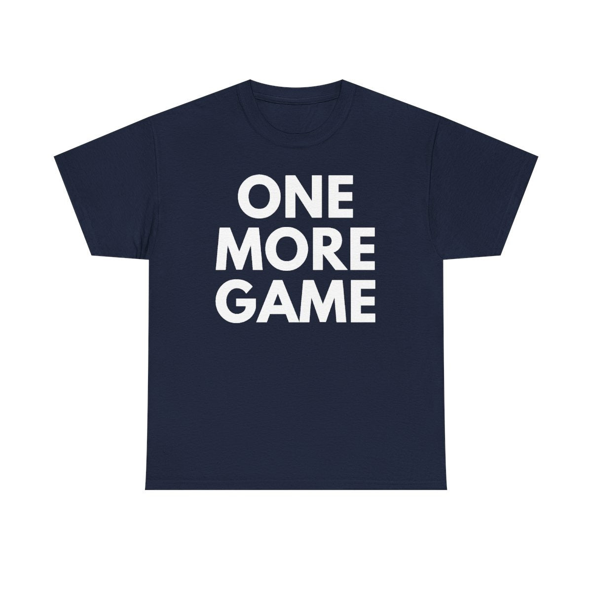 ONE MORE GAME - Tennis & Pickleball (Basic Tee)