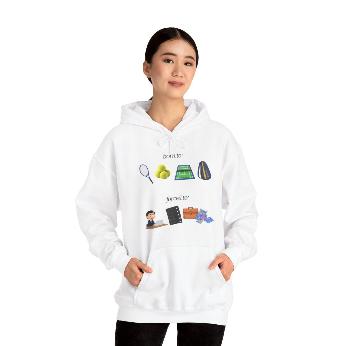 FORCED TO WORK - Tennis (Hoodie)