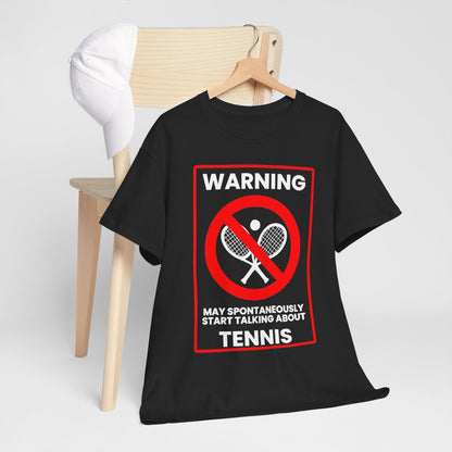 WARNING TENNIS - Tennis (Basic Tee)