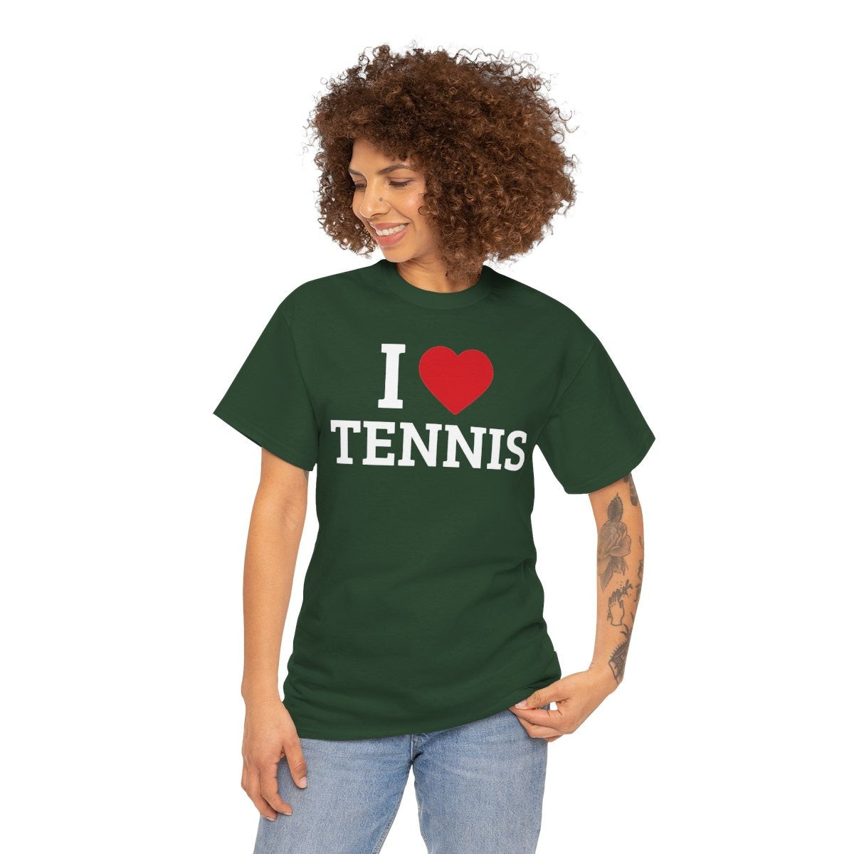 I HEART TENNIS - Tennis (Basic Tee)