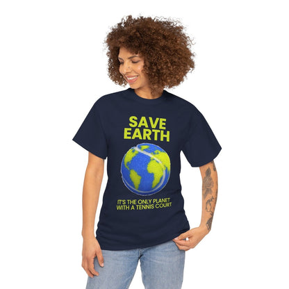 SAVE EARTH - Tennis (Basic Tee)
