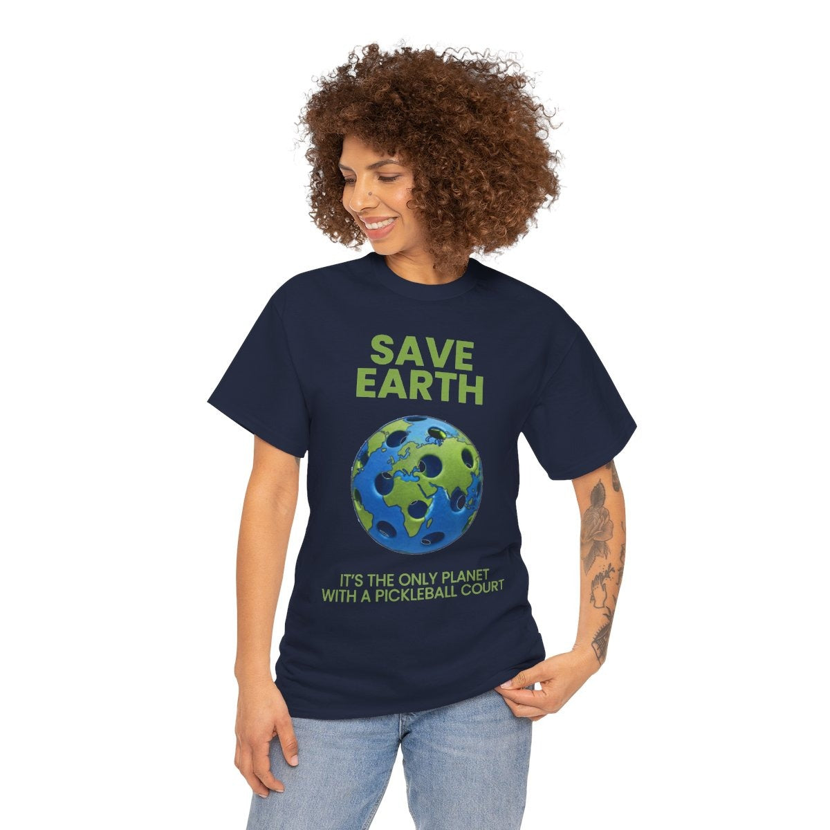 SAVE EARTH - Pickleball (Basic Tee)