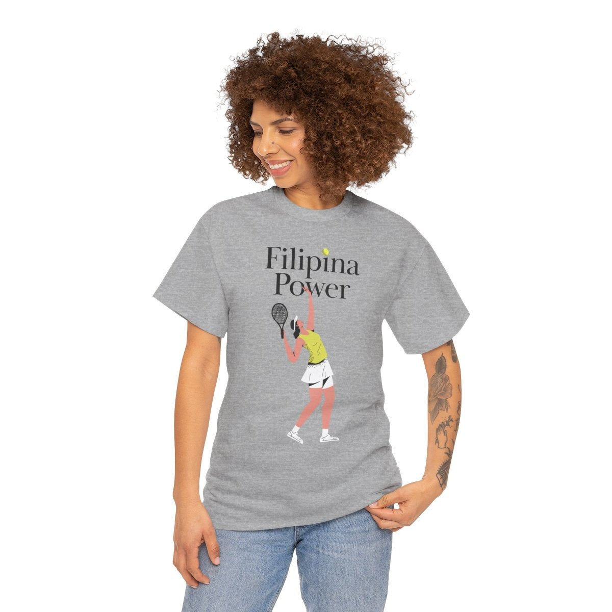 FILIPINA POWER - Tennis (Basic Tee)