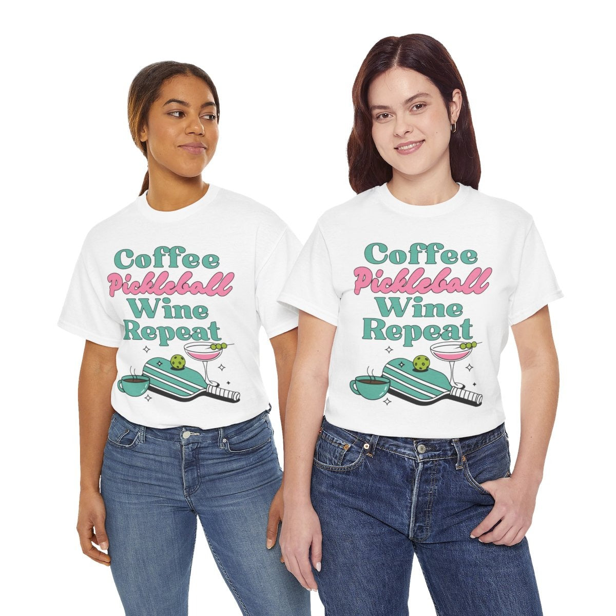 COFFEE PICKLEBALL WINE REPEAT - Pickleball (Dri Fit)