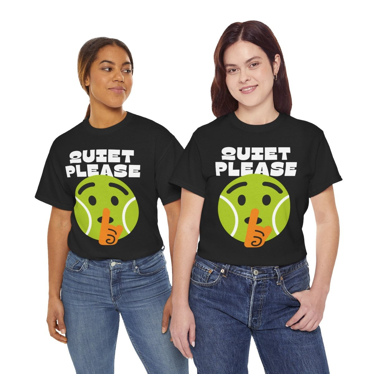 QUIET PLEASE - Tennis (Basic Tee)