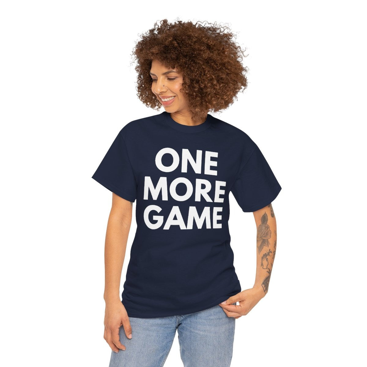ONE MORE GAME - Tennis & Pickleball (Basic Tee)