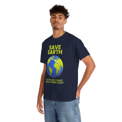 SAVE EARTH - Tennis (Basic Tee)