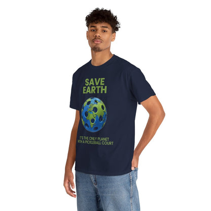 SAVE EARTH - Pickleball (Basic Tee)