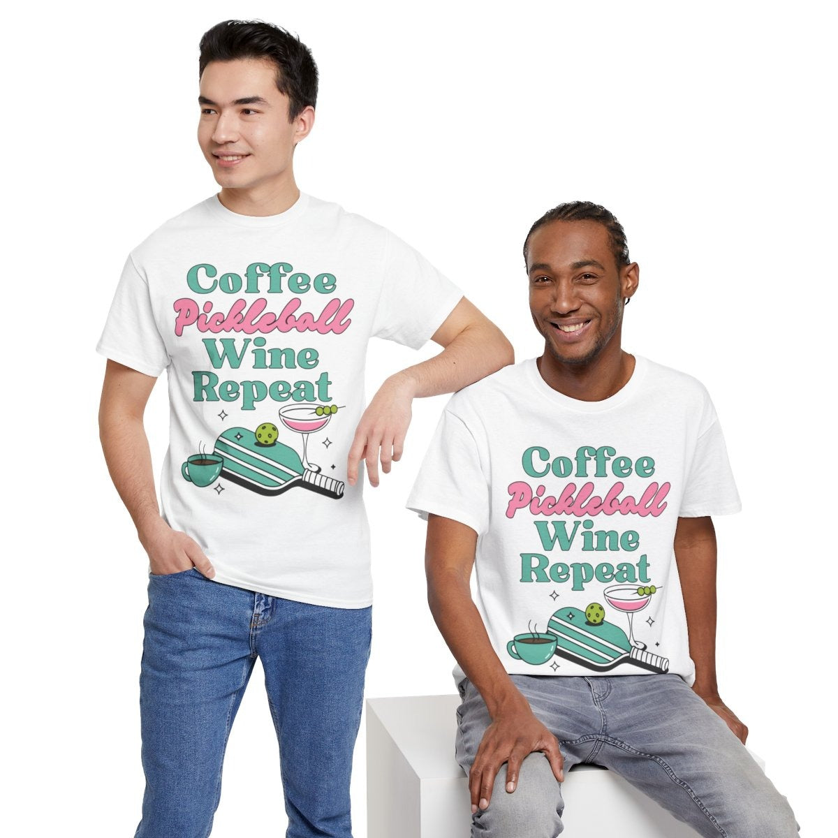 COFFEE PICKLEBALL WINE REPEAT - Pickleball (Dri Fit)