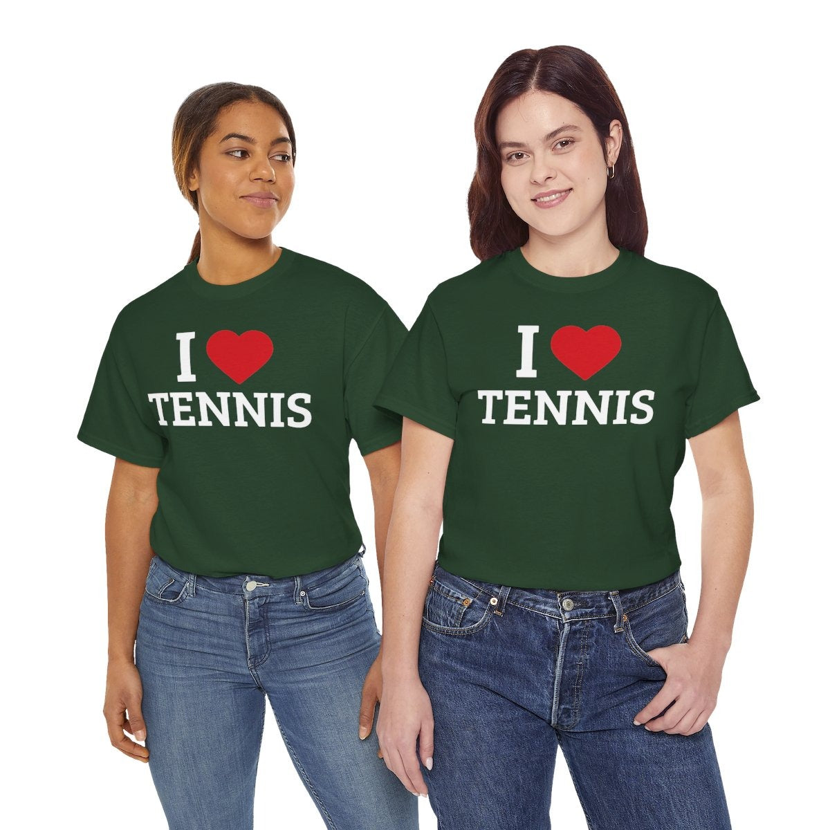 I HEART TENNIS - Tennis (Basic Tee)