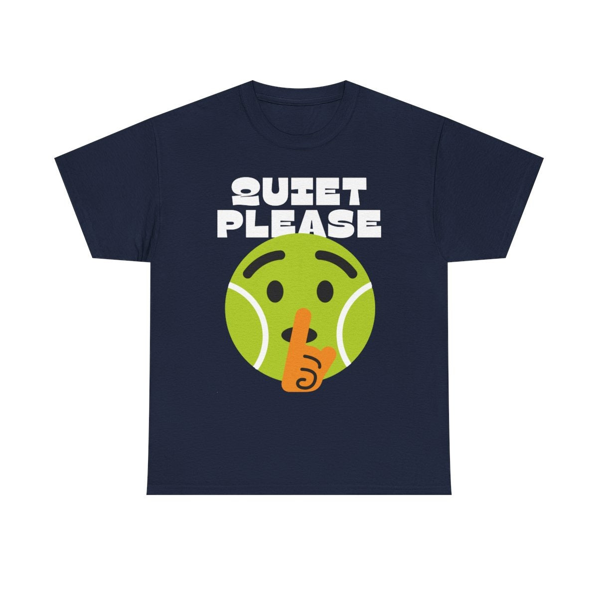 QUIET PLEASE - Tennis (Basic Tee)