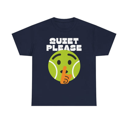 QUIET PLEASE - Tennis (Basic Tee)