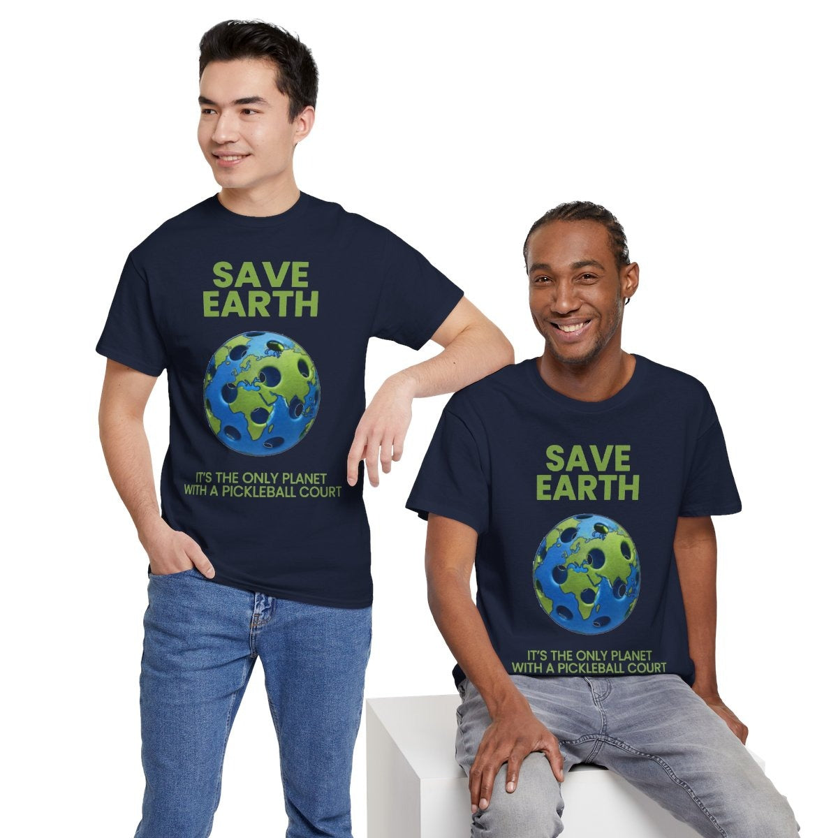 SAVE EARTH - Pickleball (Basic Tee)