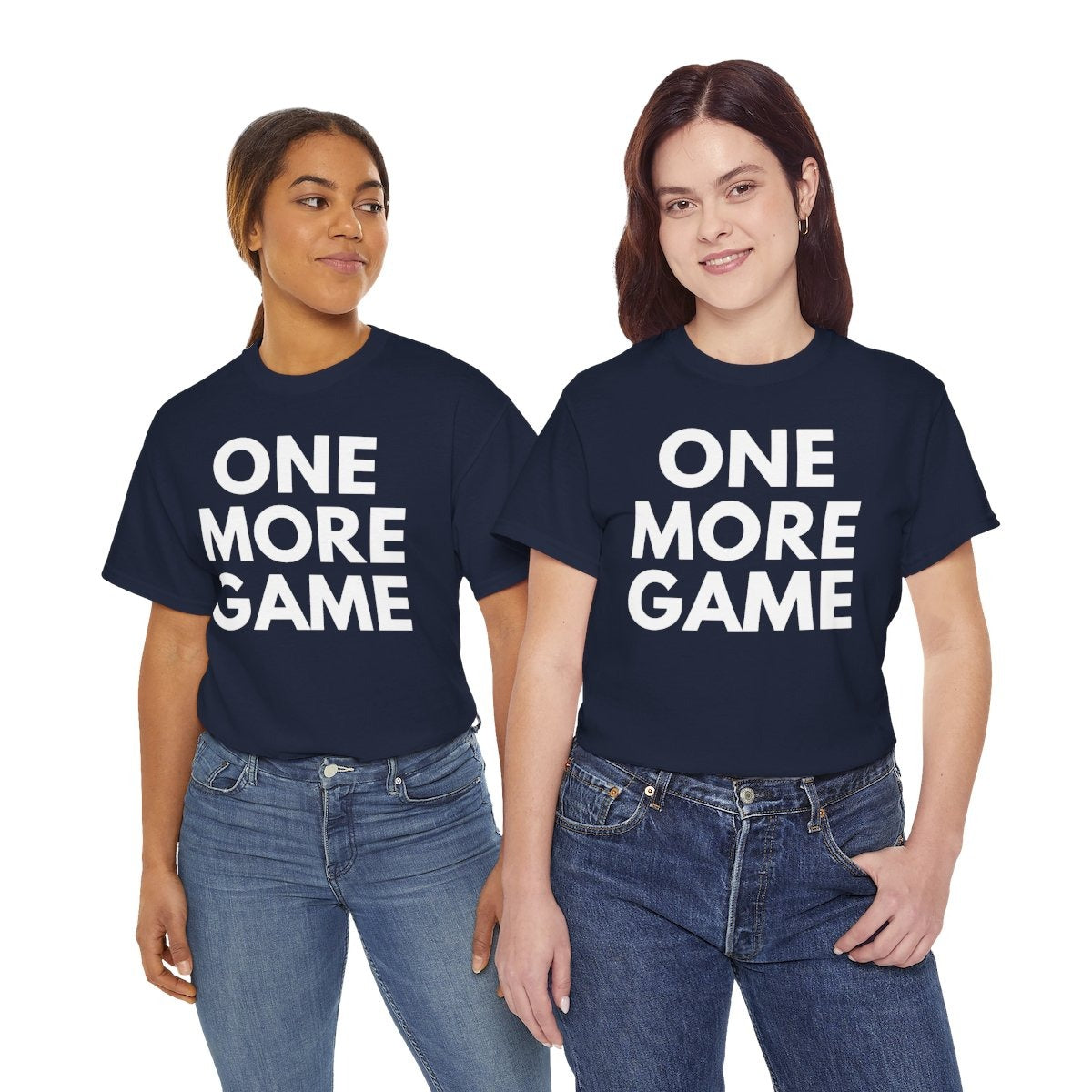 ONE MORE GAME - Tennis & Pickleball (Basic Tee)