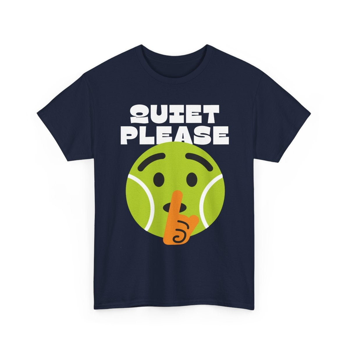 QUIET PLEASE - Tennis (Basic Tee)