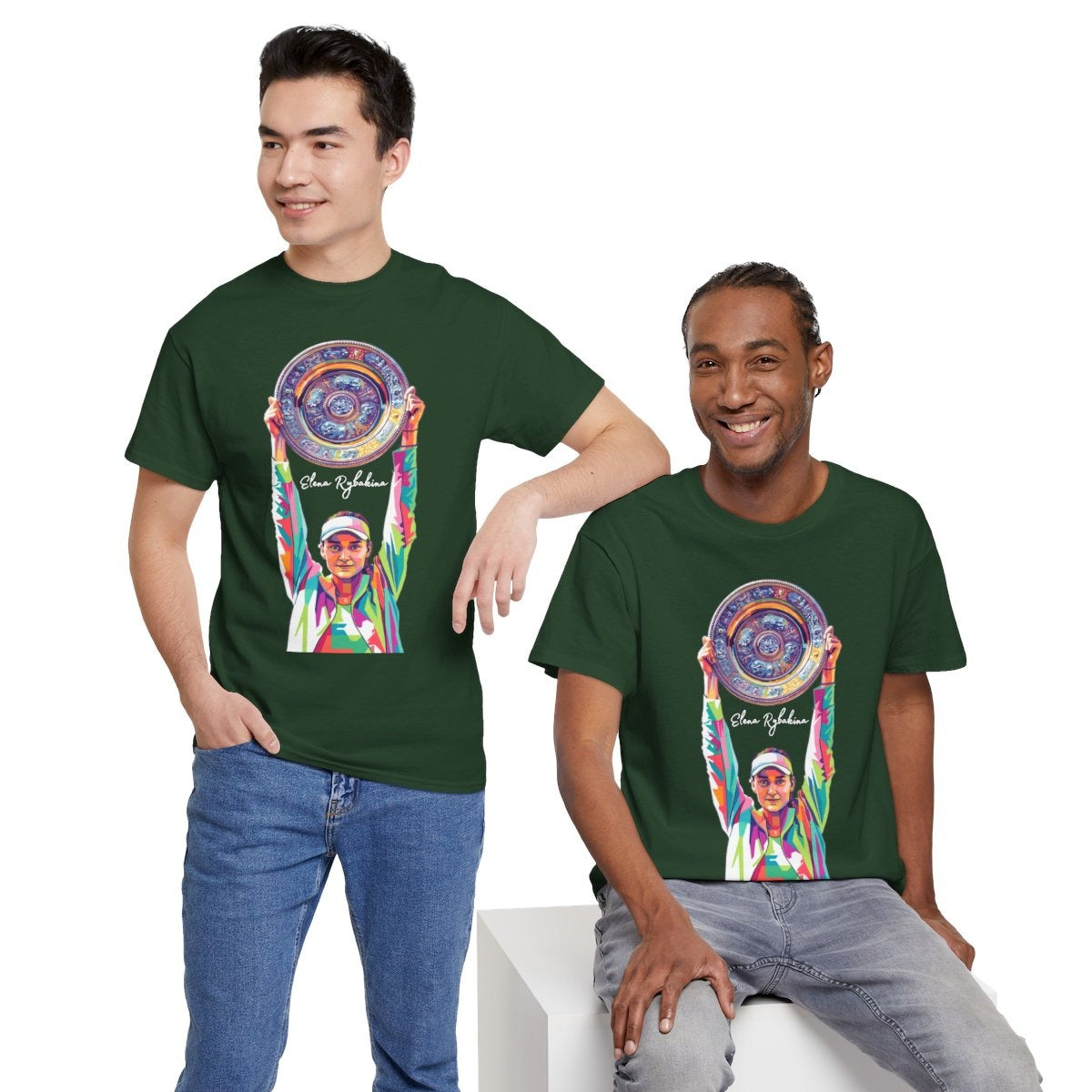 ELENA RYBAKINA 2 - Tennis (Basic Tee)