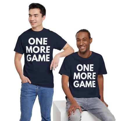ONE MORE GAME - Tennis & Pickleball (Basic Tee)