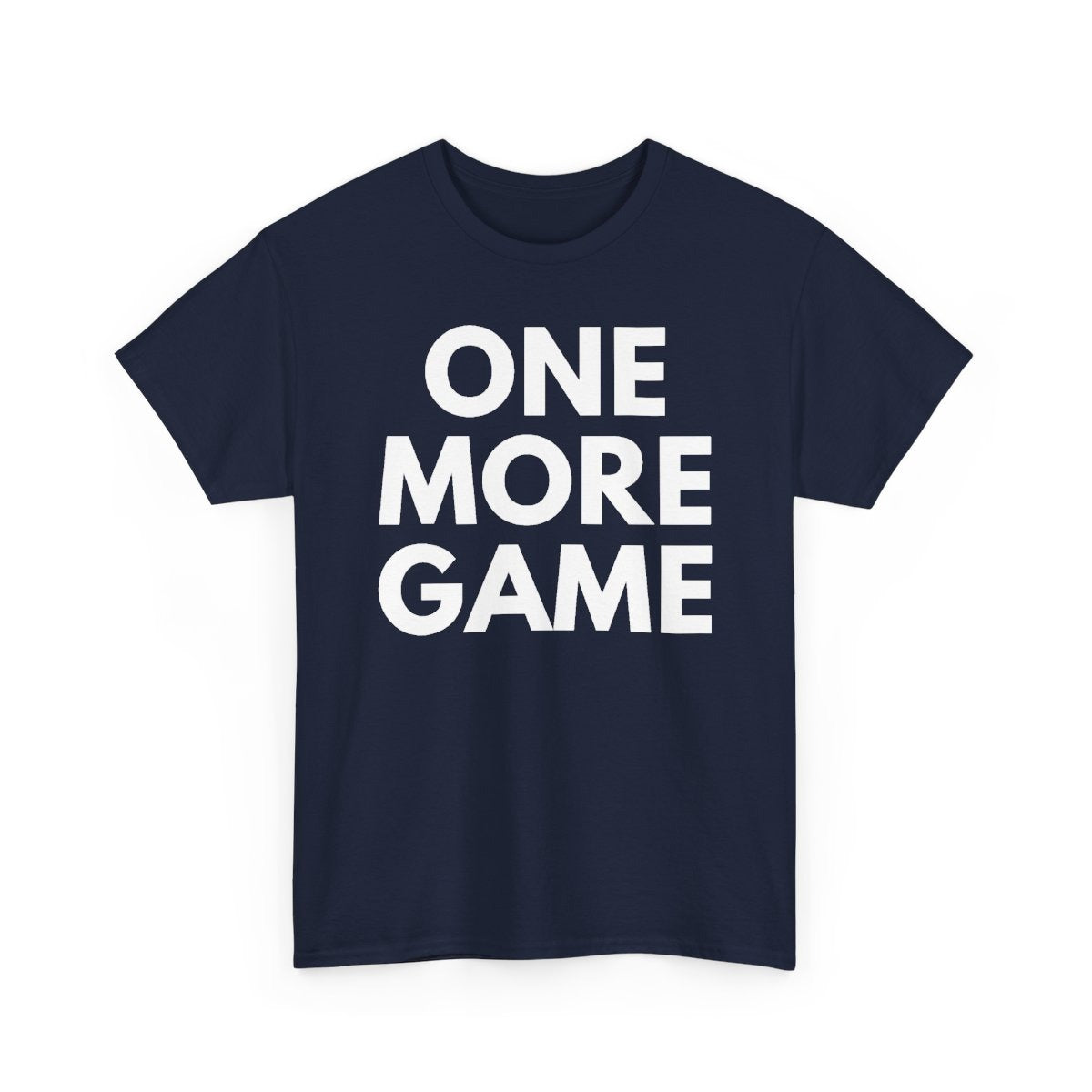 ONE MORE GAME - Tennis & Pickleball (Basic Tee)