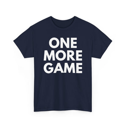 ONE MORE GAME - Tennis & Pickleball (Basic Tee)