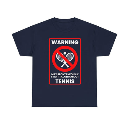 WARNING TENNIS - Tennis (Basic Tee)