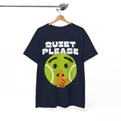 QUIET PLEASE - Tennis (Basic Tee)