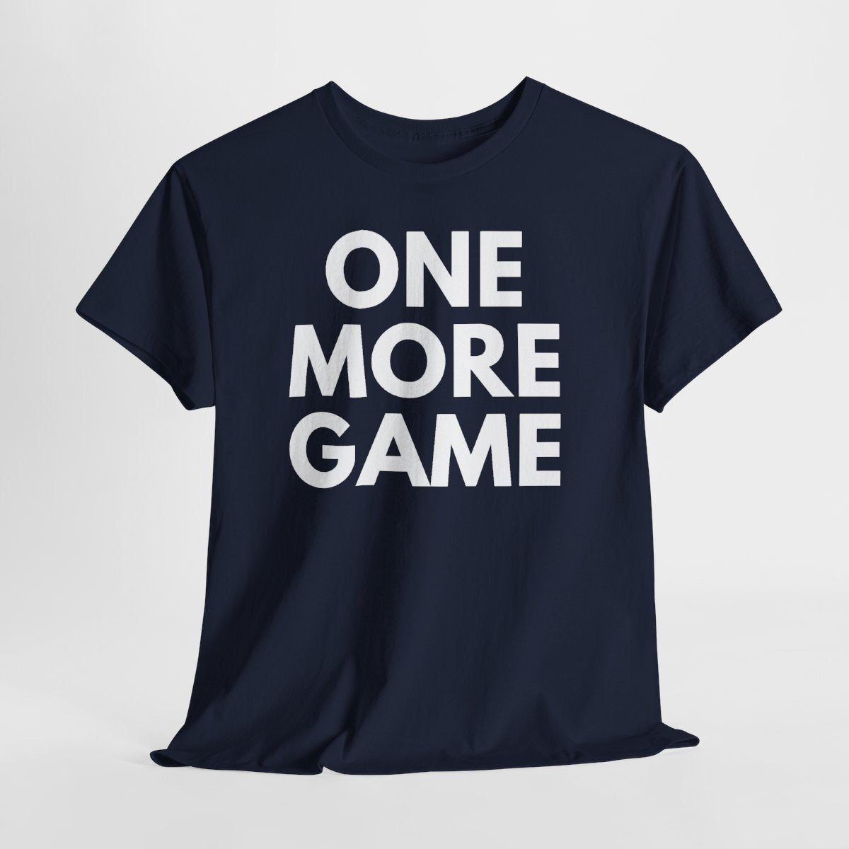 ONE MORE GAME - Tennis & Pickleball (Basic Tee)