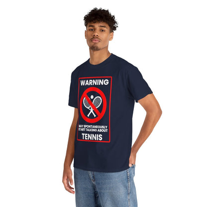 WARNING TENNIS - Tennis (Basic Tee)
