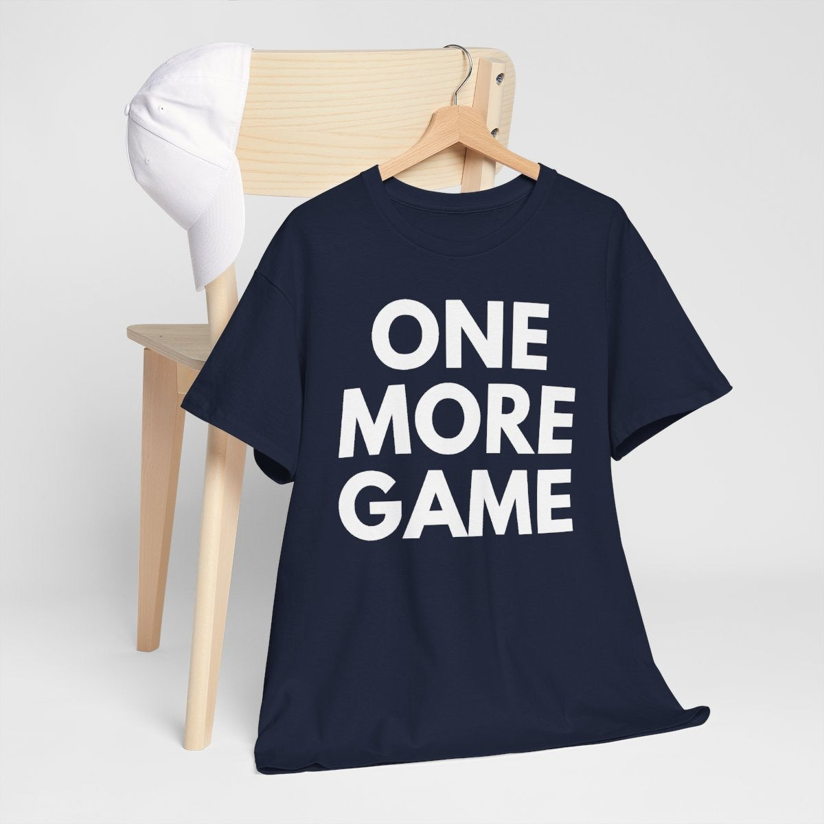 ONE MORE GAME - Tennis & Pickleball (Basic Tee)