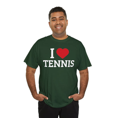 I HEART TENNIS - Tennis (Basic Tee)
