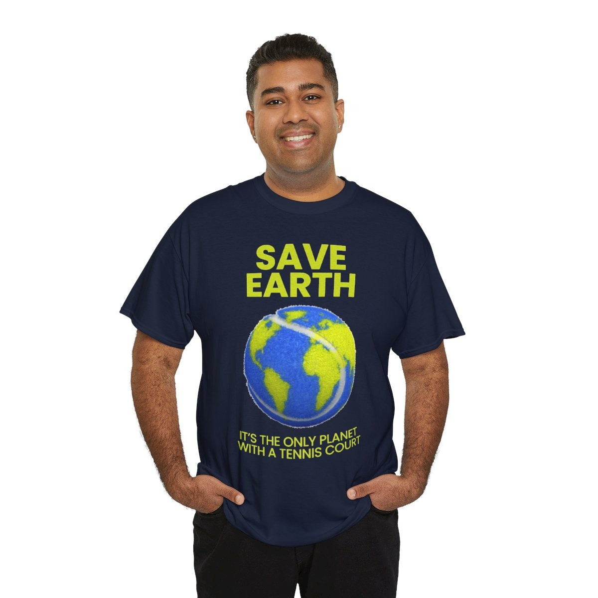SAVE EARTH - Tennis (Basic Tee)