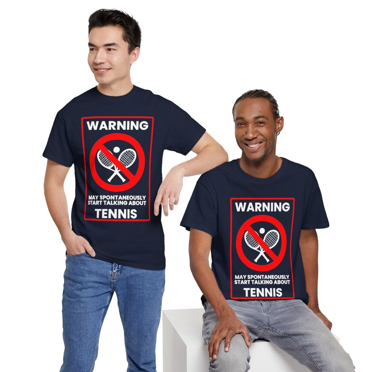 WARNING TENNIS - Tennis (Basic Tee)