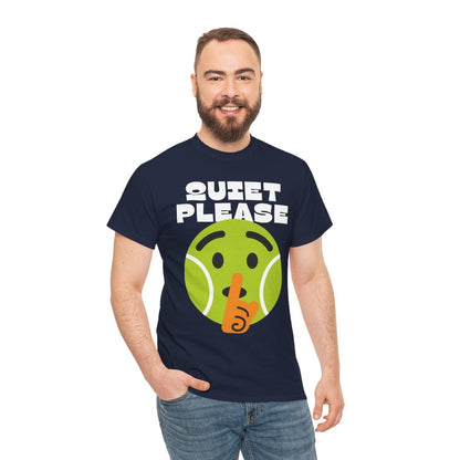 QUIET PLEASE - Tennis (Basic Tee)