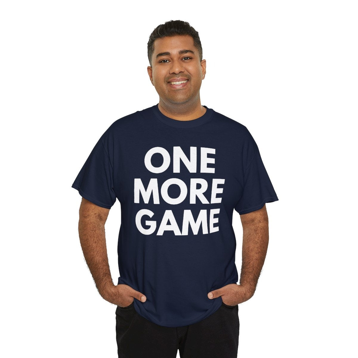 ONE MORE GAME - Tennis & Pickleball (Basic Tee)