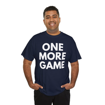 ONE MORE GAME - Tennis & Pickleball (Basic Tee)